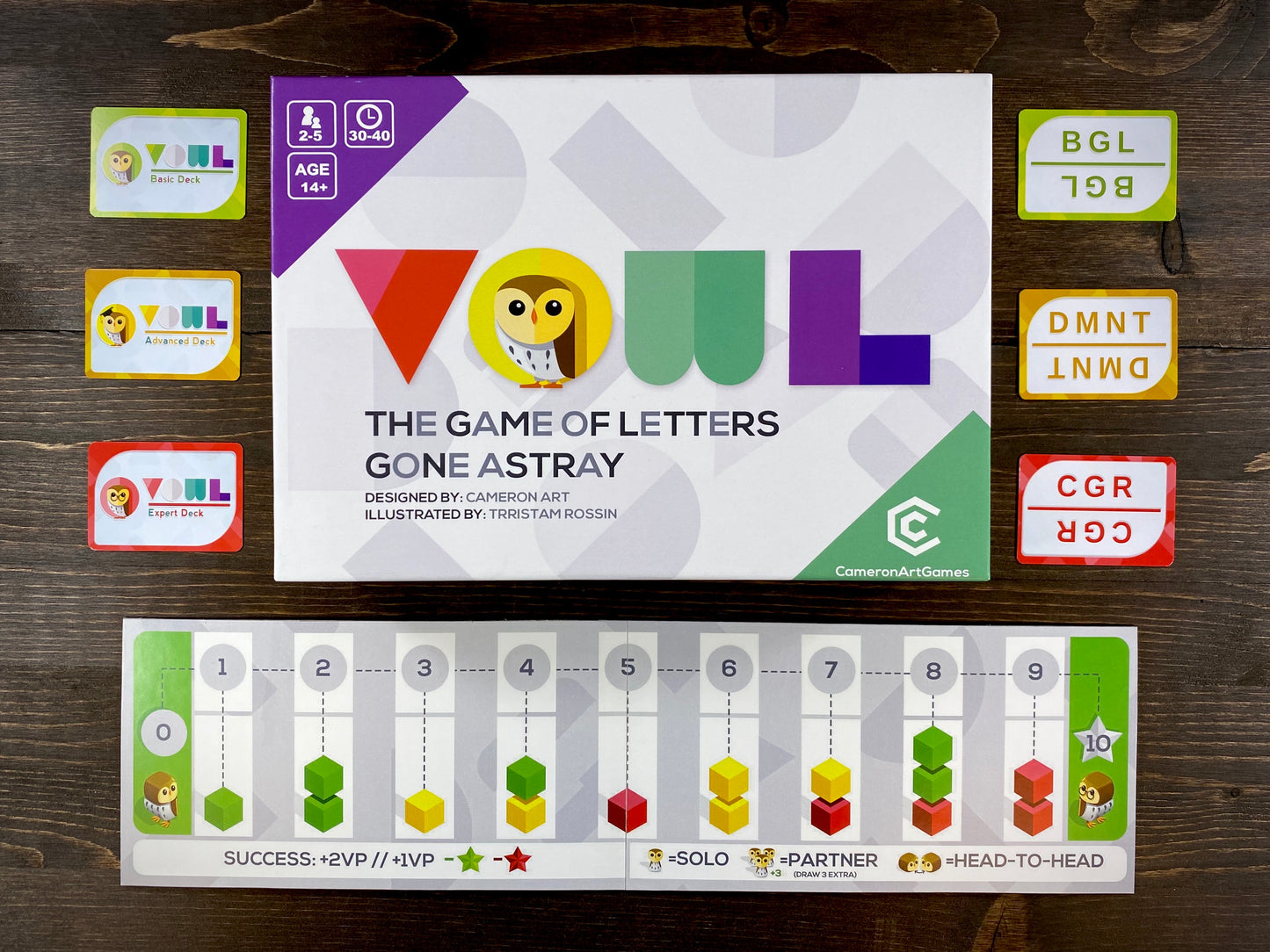 Vowl: The Game of Letters Gone Astray